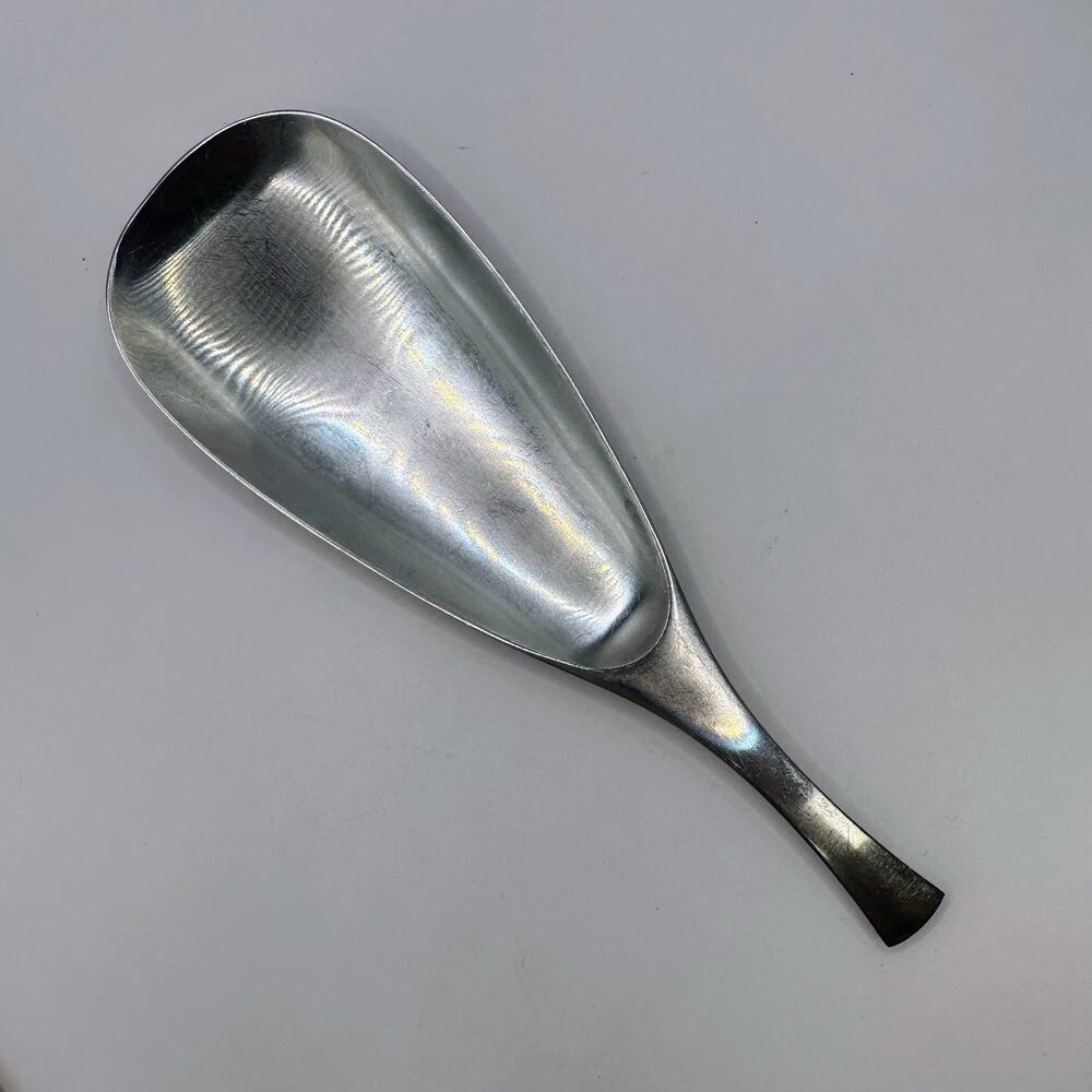 Vtg DANSK Odin Serving Spoon XL 9” MCM Stainless Germany IHQ Modern Flatware WOW